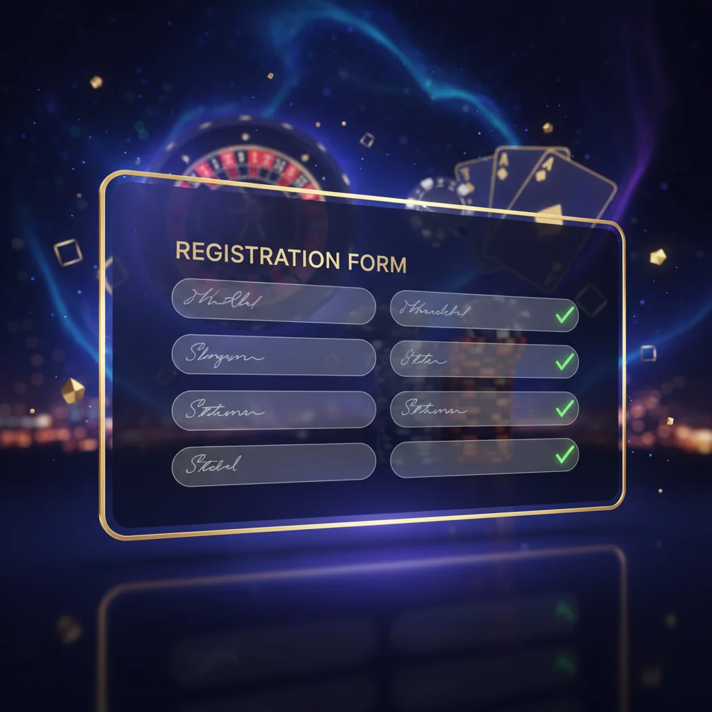 Registrační formulář NV Casino – postup krok za krokem pro české hráče